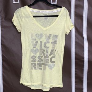 Yellow Victoria Secret shirt